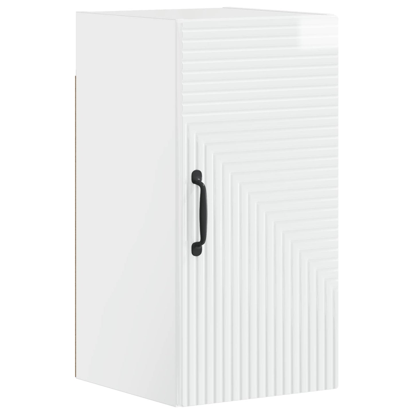 vidaXL 3 Piece Bathroom Cabinet Set HAARLEM High Gloss White 5