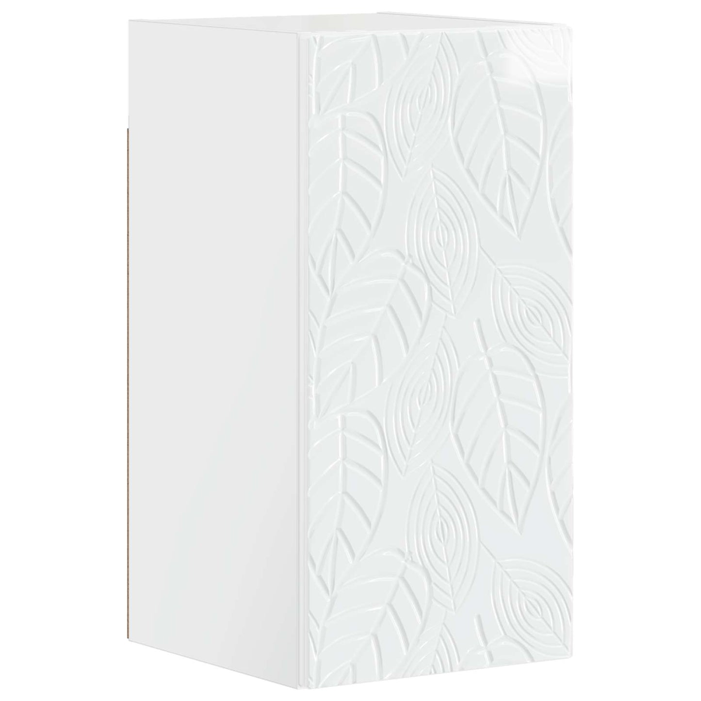 vidaXL 3 Piece Bathroom Cabinet Set DELFT High Gloss White 5