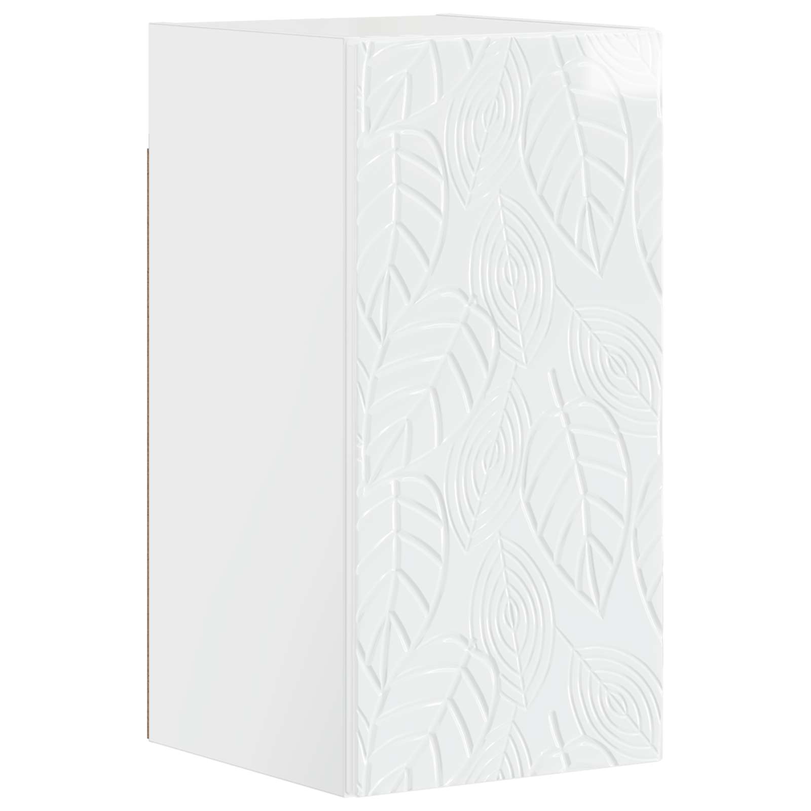 vidaXL 3 Piece Bathroom Cabinet Set DELFT High Gloss White 5