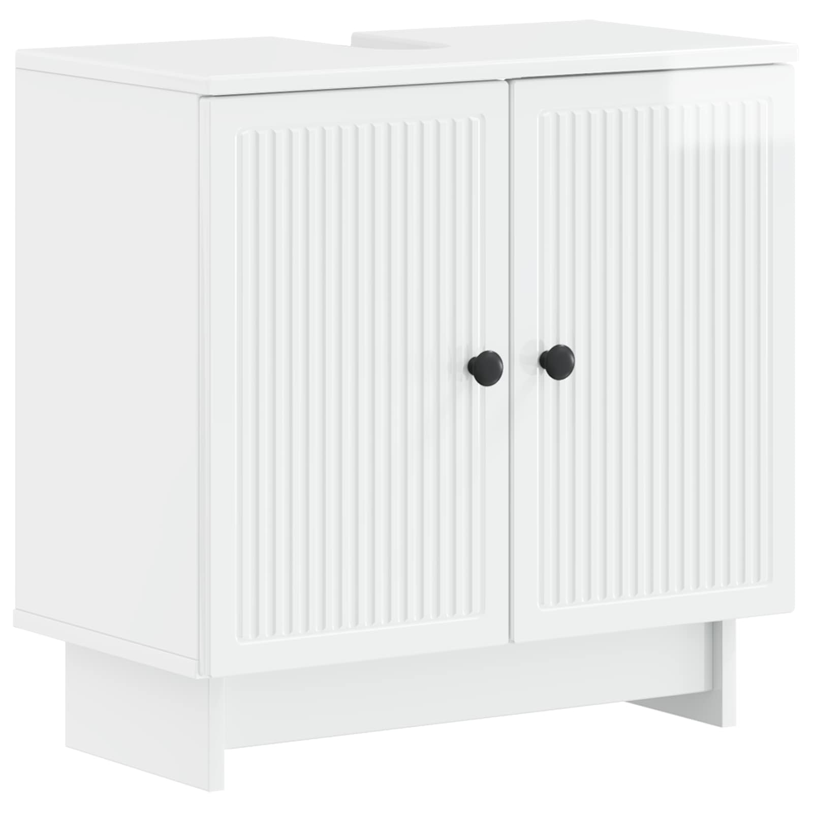 vidaXL 3 Piece Bathroom Cabinet Set EDE Engineered Wood 5