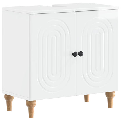 vidaXL 3 Piece Bathroom Cabinet Set ALKMAAR Engineered Wood 4