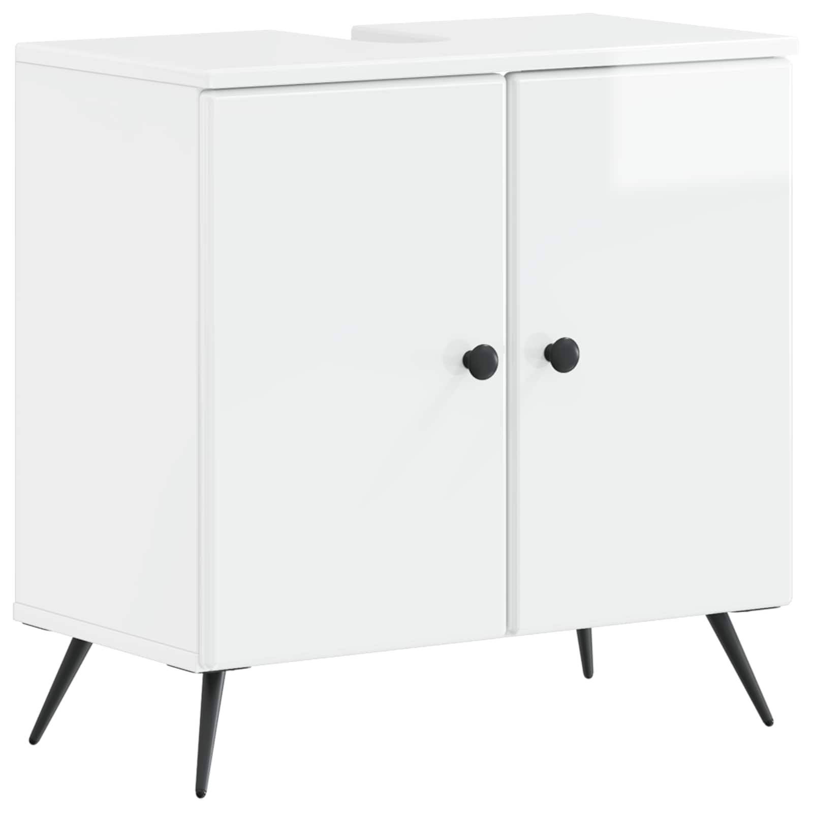 vidaXL 3 Piece Bathroom Cabinet Set BREDA Engineered Wood 4