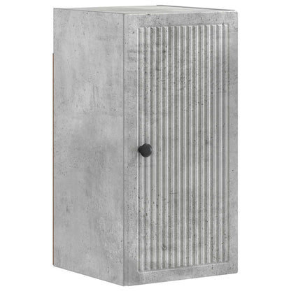 vidaXL 4 Piece Bathroom Cabinet Set EDE Concrete Grey Engineered Wood 3
