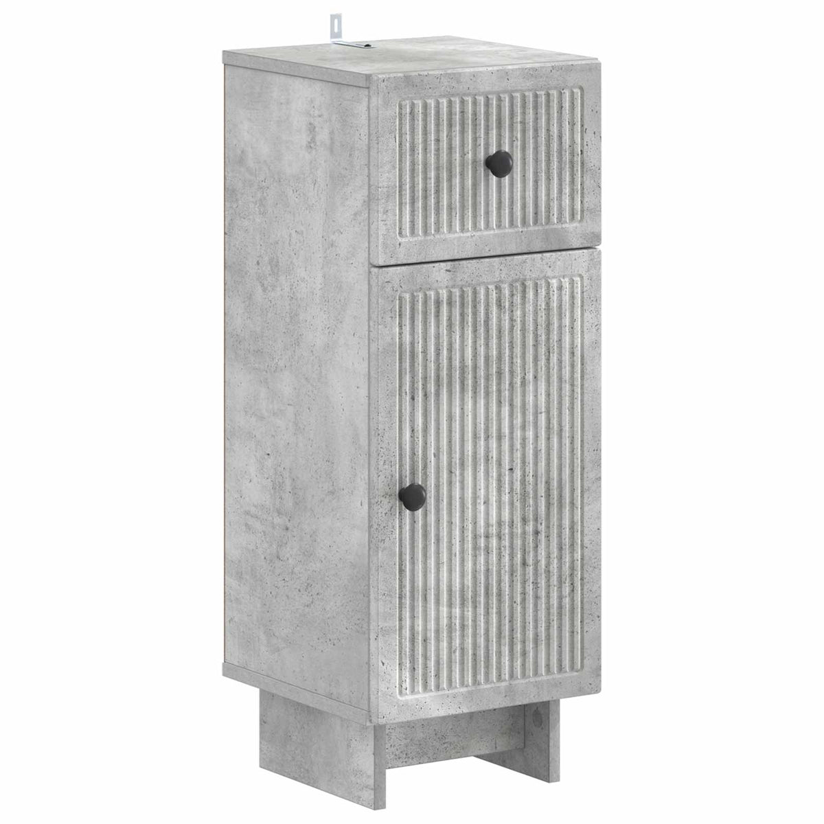 vidaXL 4 Piece Bathroom Cabinet Set EDE Concrete Grey Engineered Wood 4