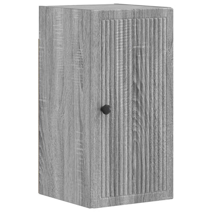 vidaXL 4 Piece Bathroom Cabinet Set EDE Grey Sonoma Engineered Wood 3
