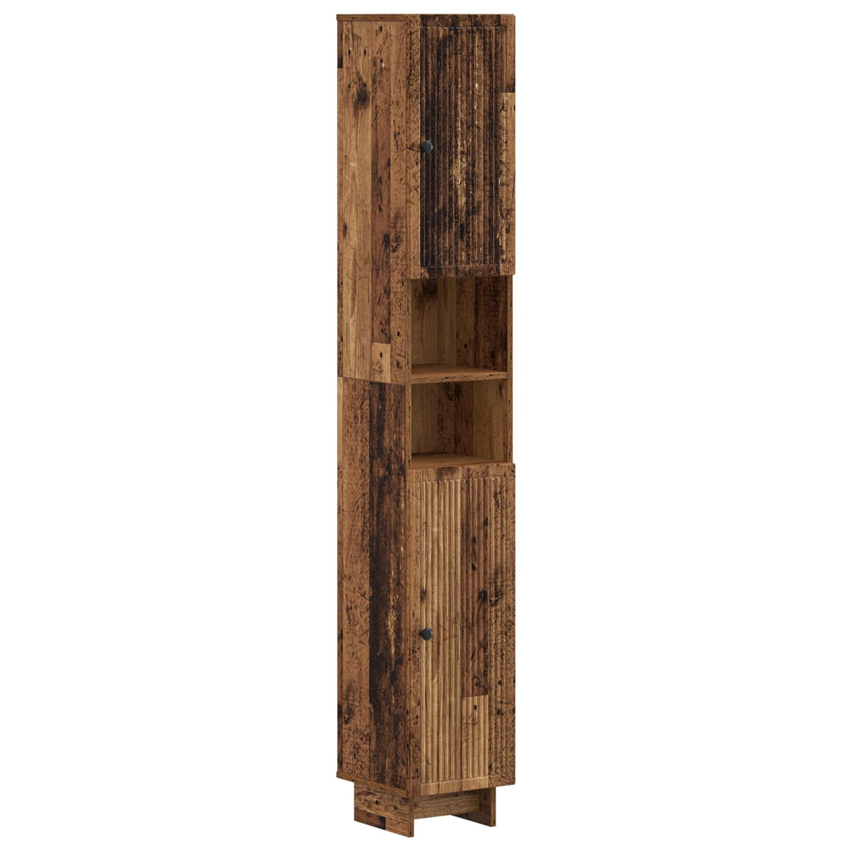 vidaXL 4 Piece Bathroom Cabinet Set EDE Old Wood Engineered Wood 6
