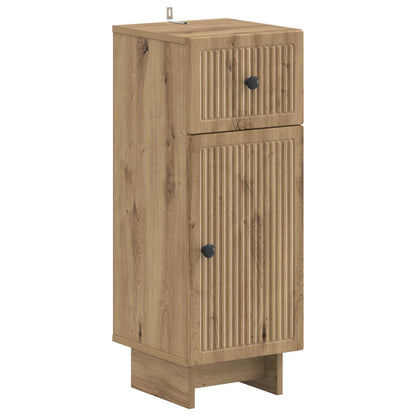 vidaXL 4 Piece Bathroom Cabinet Set EDE Artisan Oak Engineered Wood 4