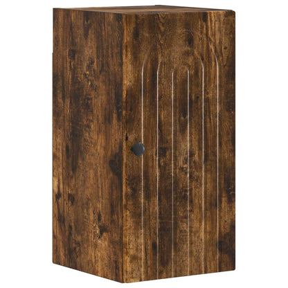 vidaXL 4 Piece Bathroom Cabinet Set ALKMAAR Smoked Oak Engineered Wood 3