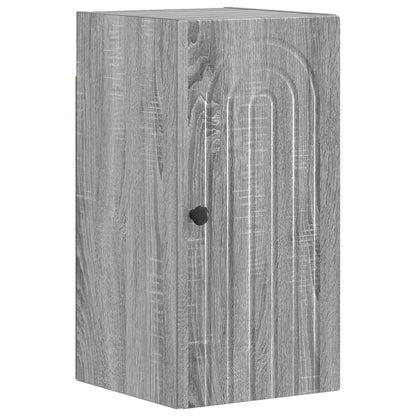 vidaXL 4 Piece Bathroom Cabinet Set ALKMAAR Grey Sonoma 3