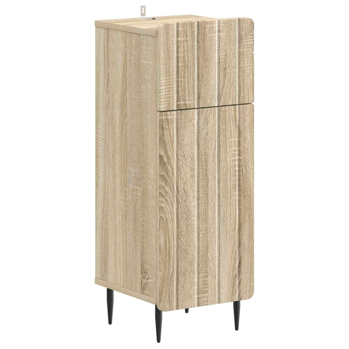 vidaXL 4 Piece Bathroom Cabinet Set ZWOLLE Sonoma Oak Engineered Wood 4