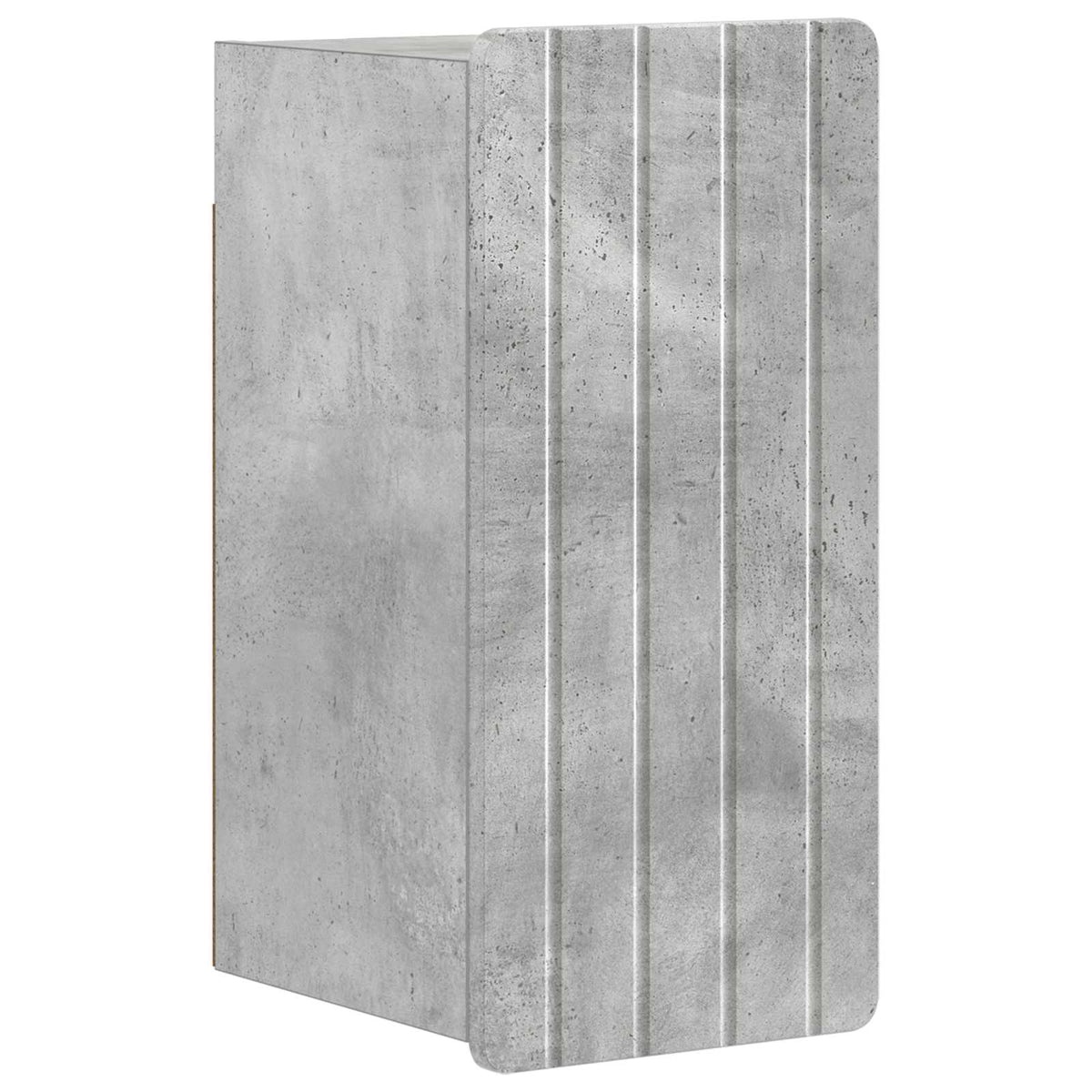 vidaXL 4 Piece Bathroom Cabinet Set ZWOLLE Concrete Grey 3