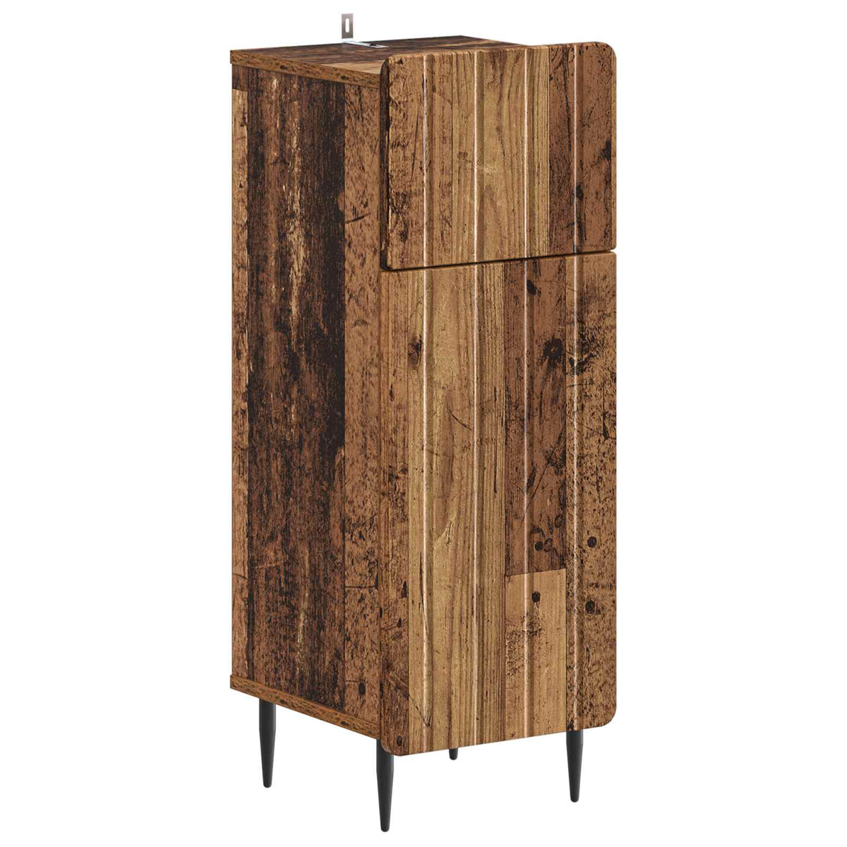vidaXL 4 Piece Bathroom Cabinet Set ZWOLLE Old Wood Engineered Wood 4