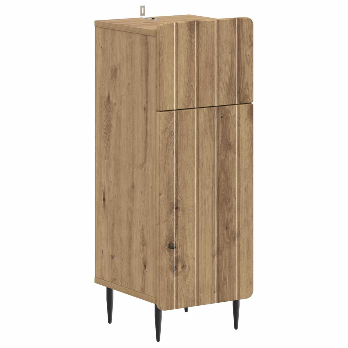 vidaXL 4 Piece Bathroom Cabinet Set ZWOLLE Artisan Oak Engineered Wood 4