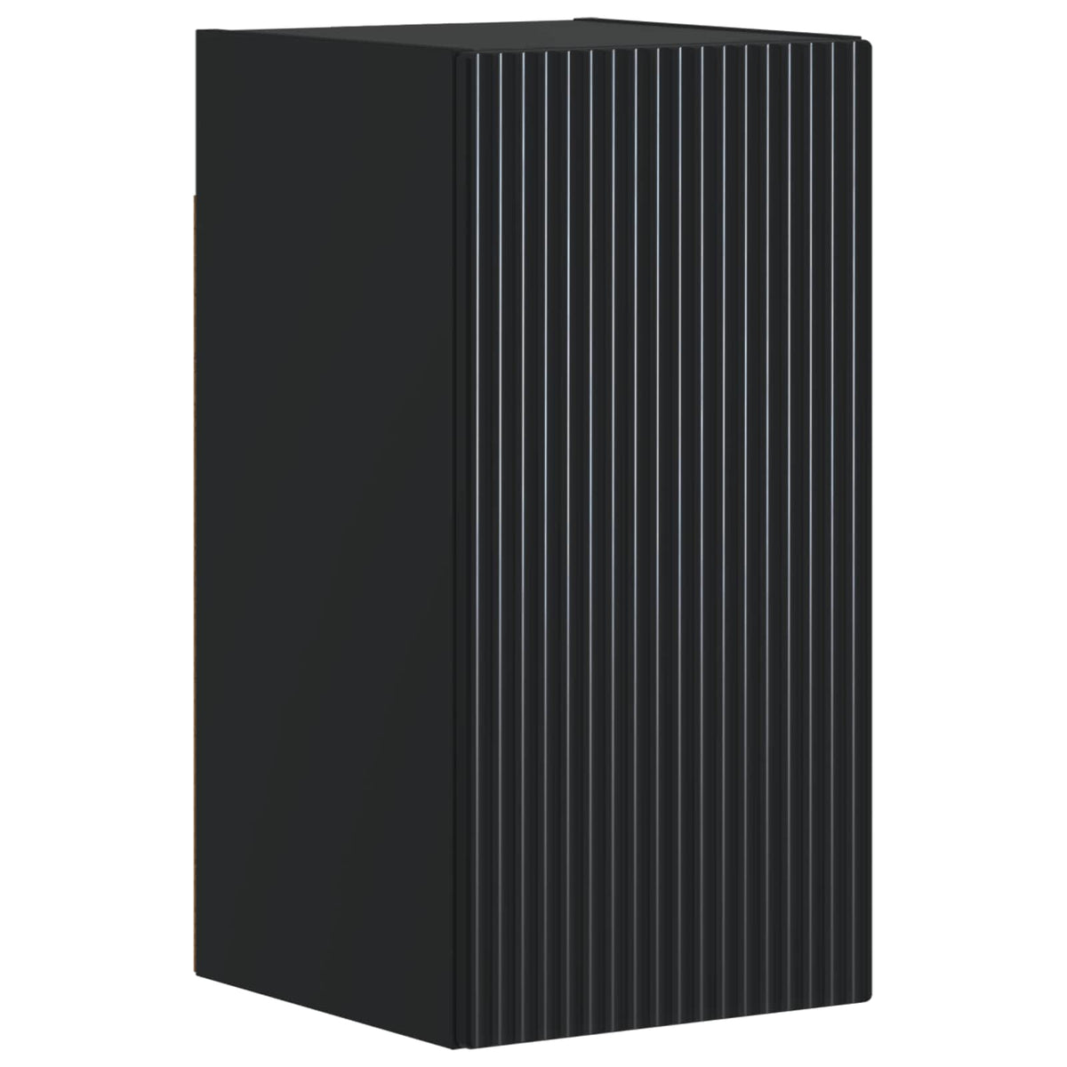 vidaXL 4 Piece Bathroom Cabinet Set ARNHEM Black Engineered Wood 3