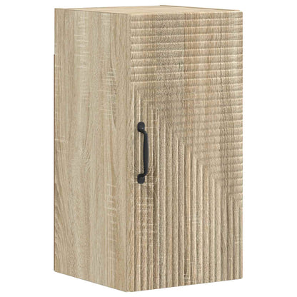 vidaXL 4 Piece Bathroom Cabinet Set HAARLEM Sonoma Oak Engineered Wood 3