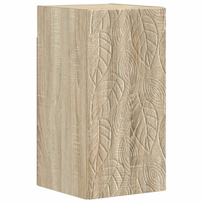 vidaXL 4 Piece Bathroom Cabinet Set DELFT Sonoma Oak Engineered Wood 3