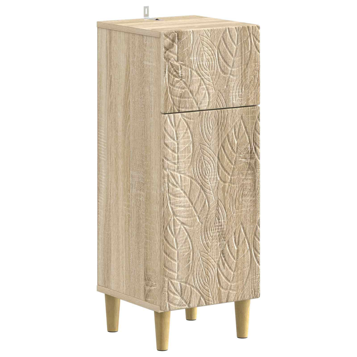 vidaXL 4 Piece Bathroom Cabinet Set DELFT Sonoma Oak Engineered Wood 4