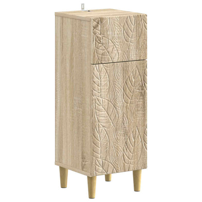 vidaXL 4 Piece Bathroom Cabinet Set DELFT Sonoma Oak Engineered Wood 4