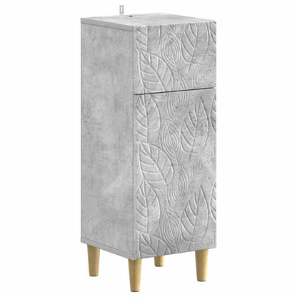 vidaXL 4 Piece Bathroom Cabinet Set DELFT Concrete Grey 4