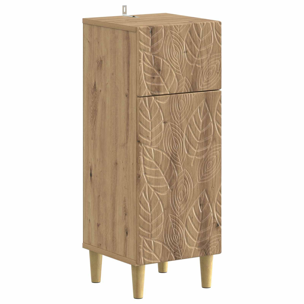 vidaXL 4 Piece Bathroom Cabinet Set DELFT Artisan Oak Engineered Wood 4