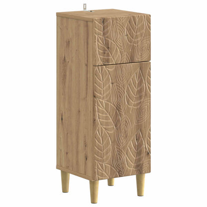 vidaXL 4 Piece Bathroom Cabinet Set DELFT Artisan Oak Engineered Wood 4