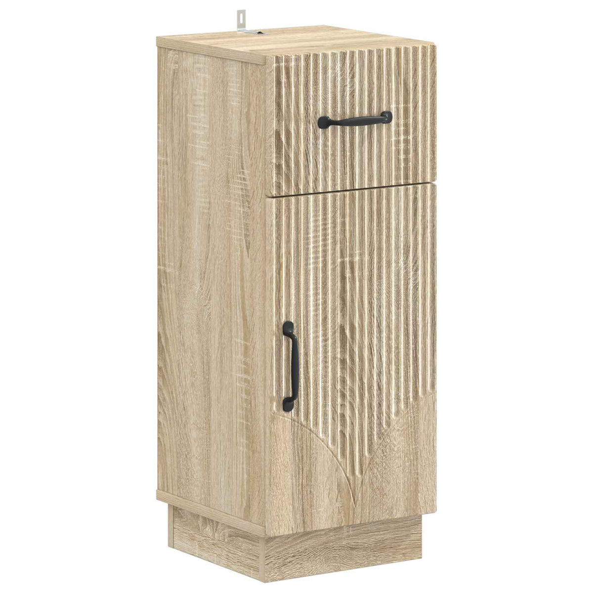 vidaXL 4 Piece Bathroom Cabinet Set HOORN Sonoma Oak Engineered Wood 4