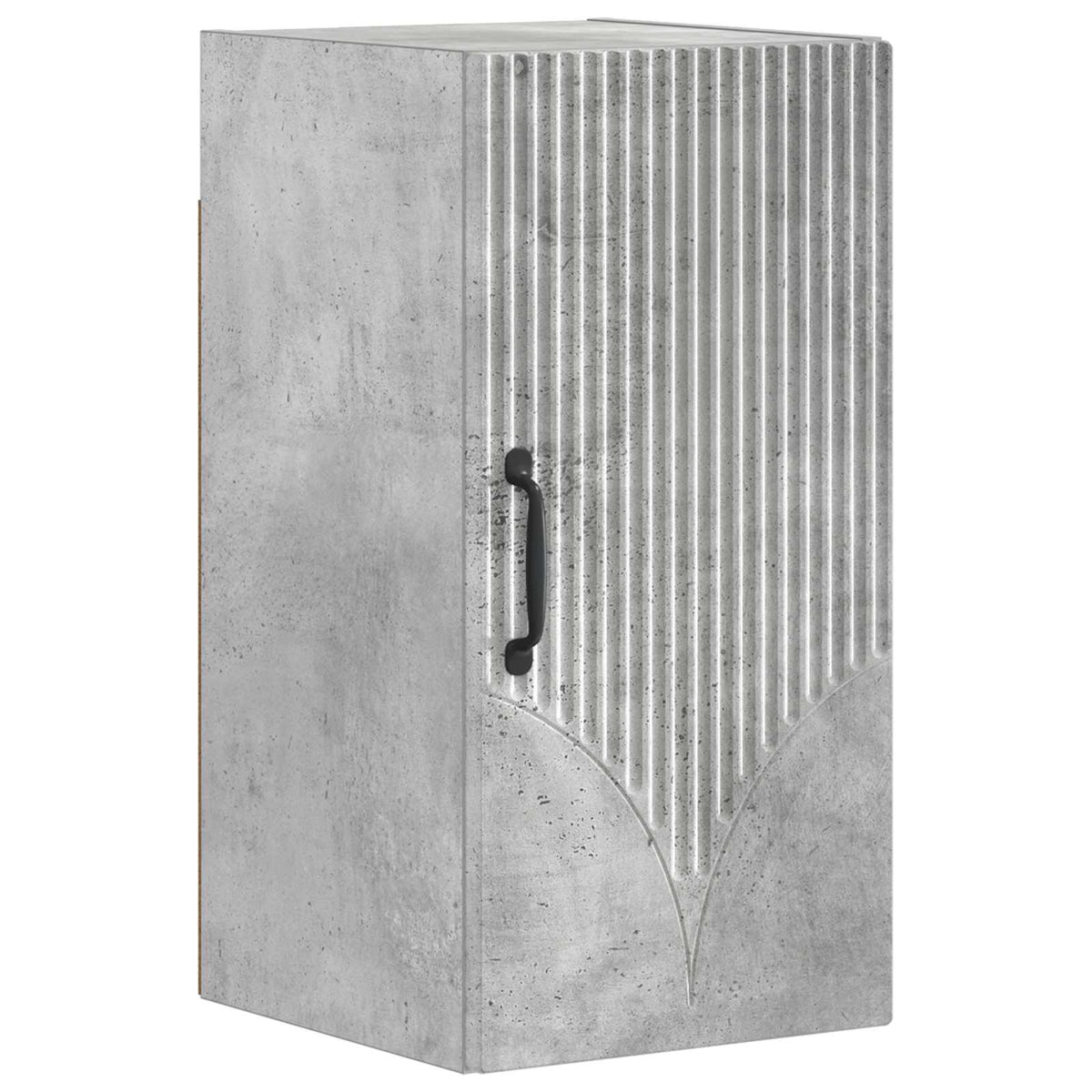 vidaXL 4 Piece Bathroom Cabinet Set HOORN Concrete Grey 3