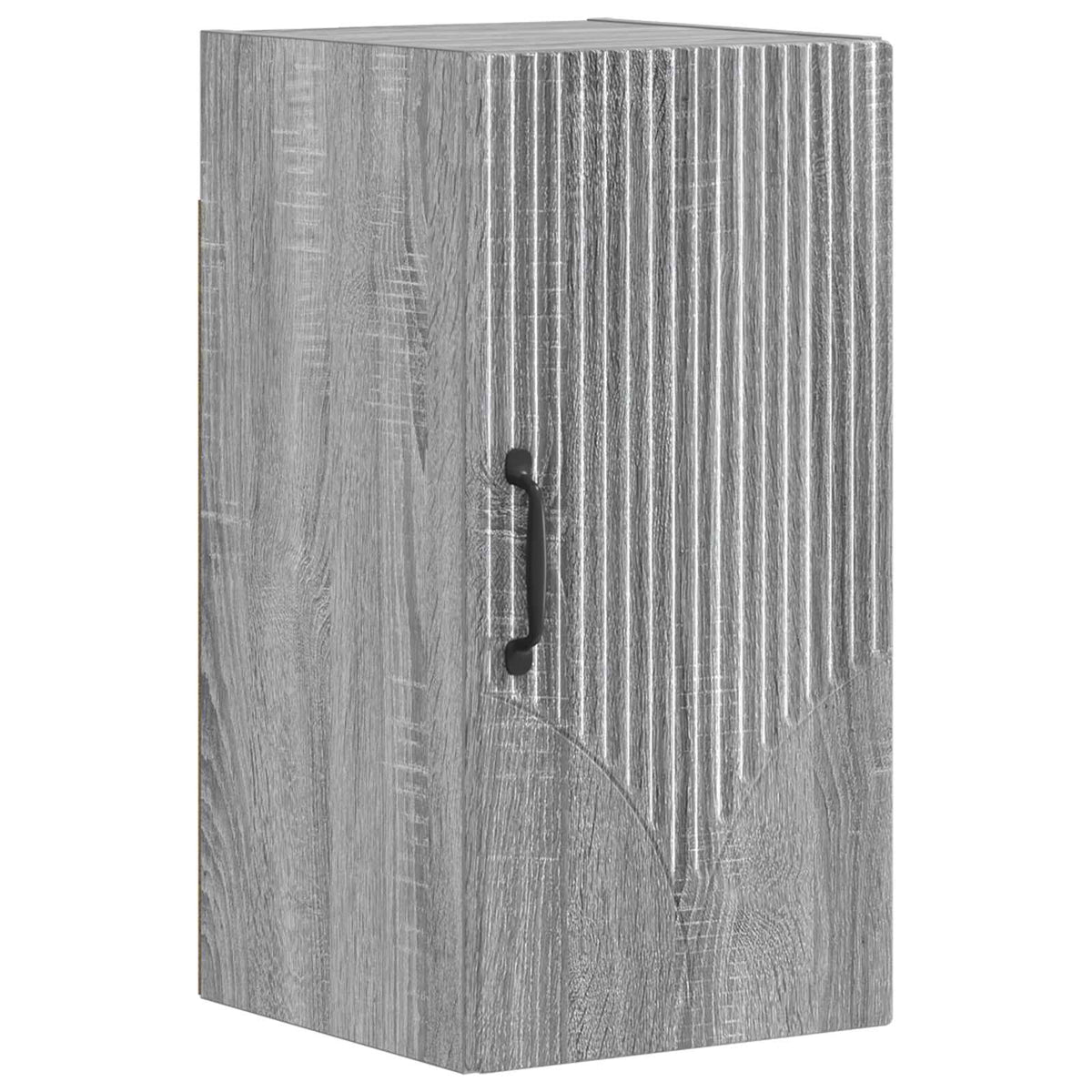 vidaXL 4 Piece Bathroom Cabinet Set HOORN Grey Sonoma Engineered Wood 3