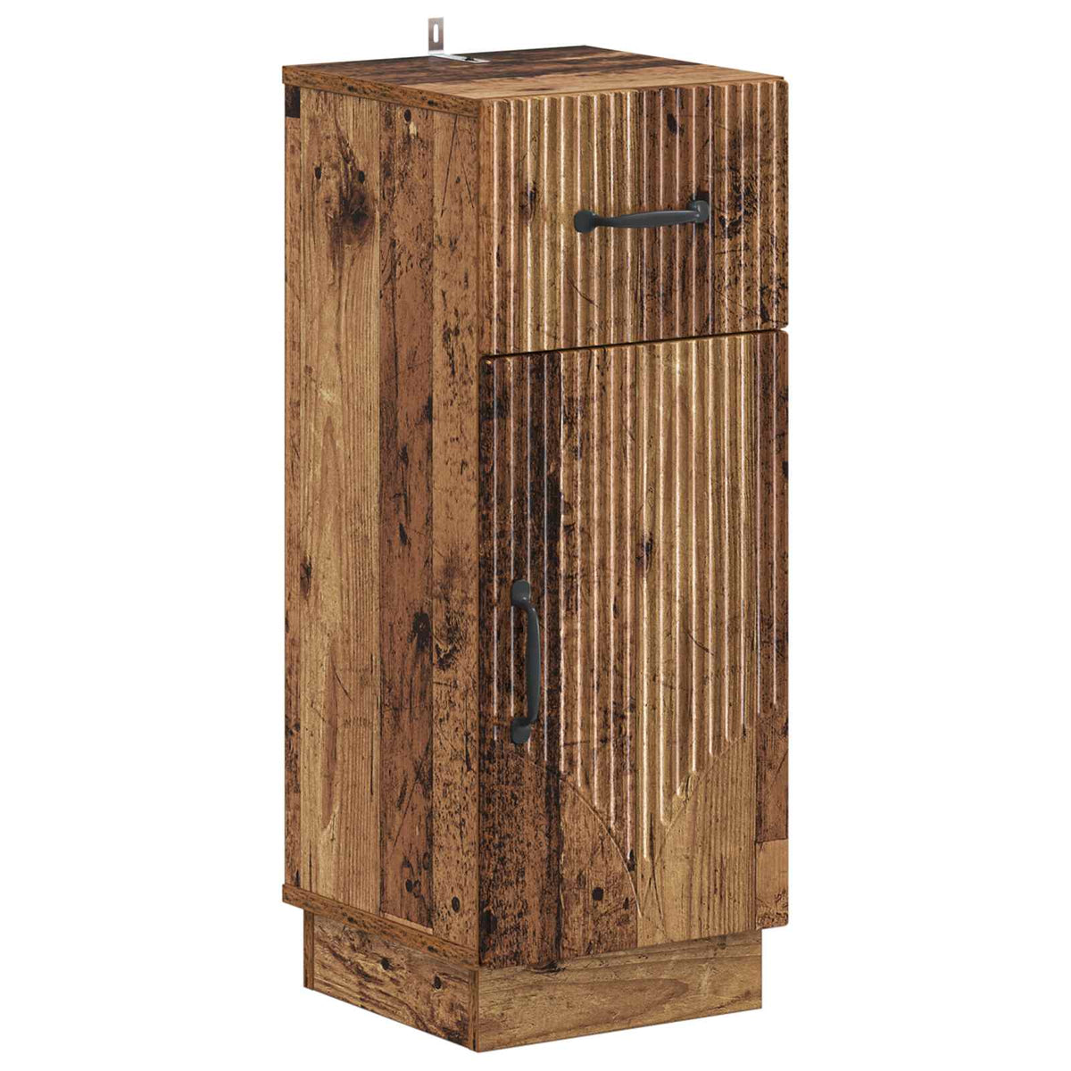 vidaXL 4 Piece Bathroom Cabinet Set HOORN Old Wood Engineered Wood 4