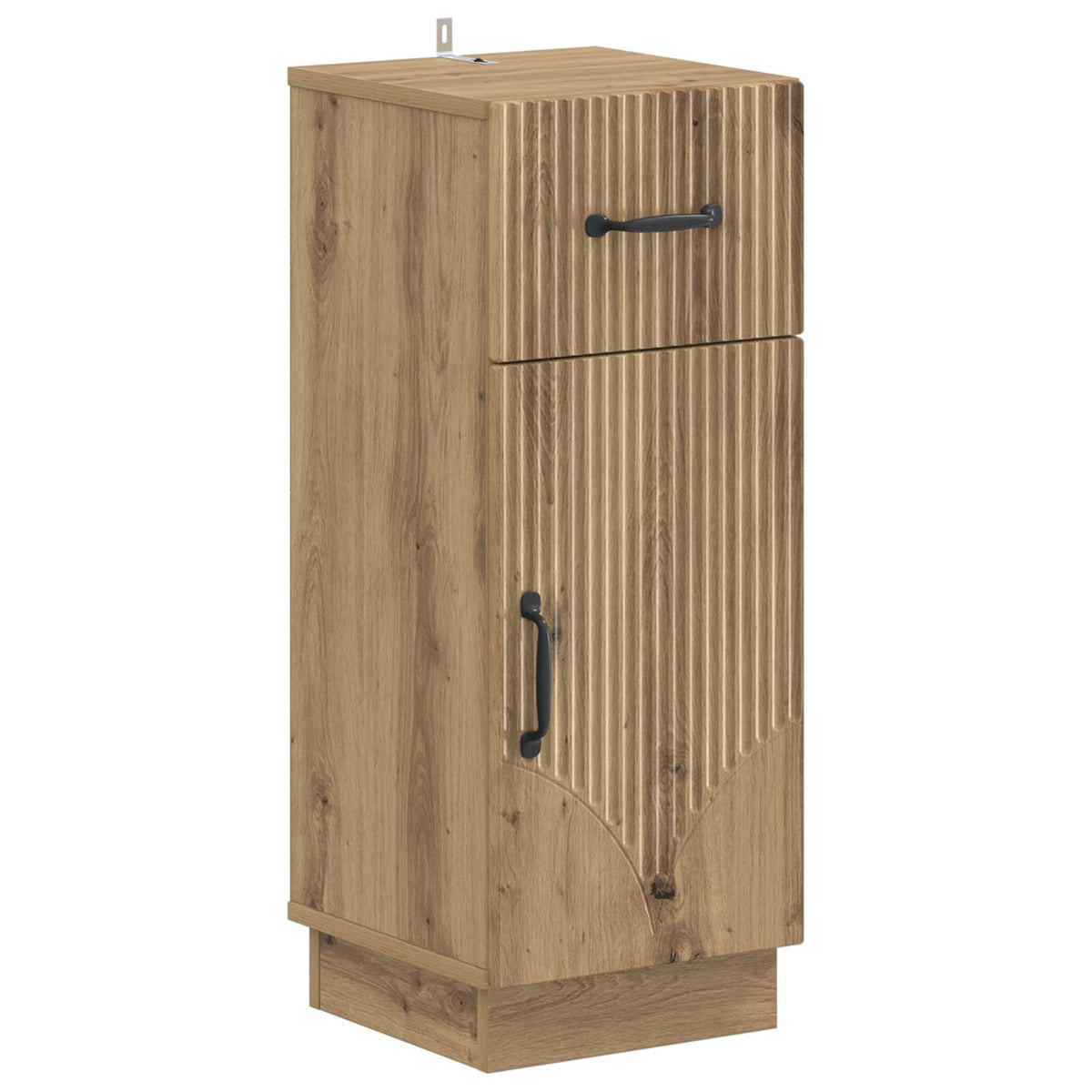 vidaXL 4 Piece Bathroom Cabinet Set HOORN Artisan Oak Engineered Wood 4