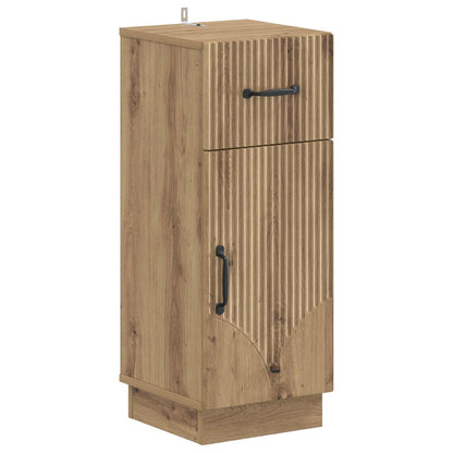 vidaXL 4 Piece Bathroom Cabinet Set HOORN Artisan Oak Engineered Wood 4
