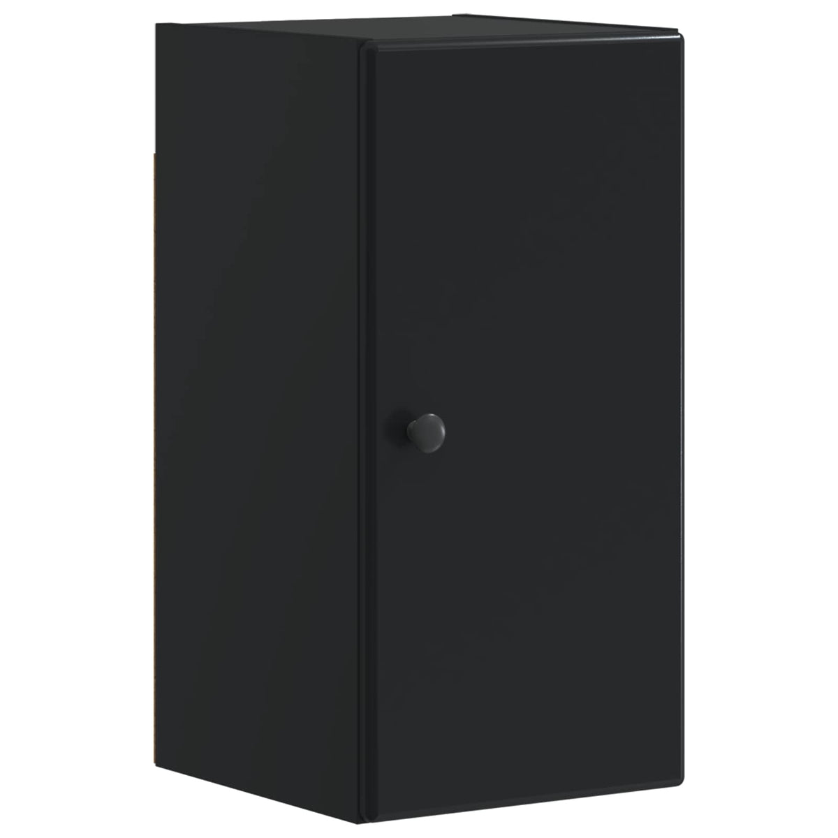 vidaXL 4 Piece Bathroom Cabinet Set BREDA Black Engineered Wood 3