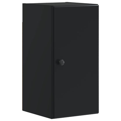 vidaXL 4 Piece Bathroom Cabinet Set BREDA Black Engineered Wood 3