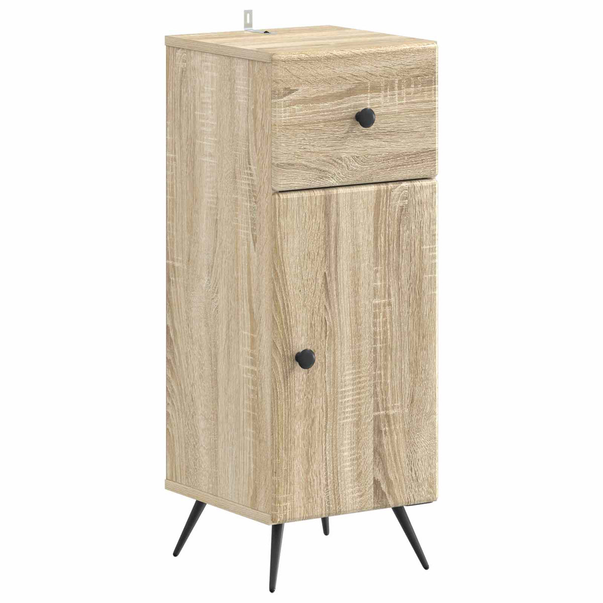 vidaXL 4 Piece Bathroom Cabinet Set BREDA Sonoma Oak Engineered Wood 4