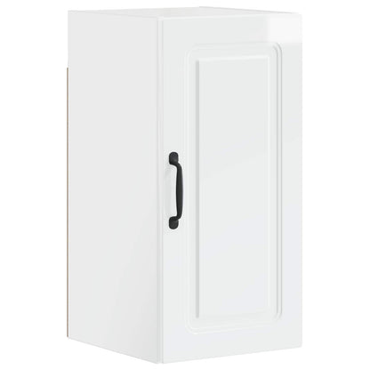 vidaXL 4 Piece Bathroom Cabinet Set UTRECHT High Gloss White 3