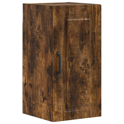 4 Piece Bathroom Cabinet Set EDE Engineered Wood Smoked oak O-shape