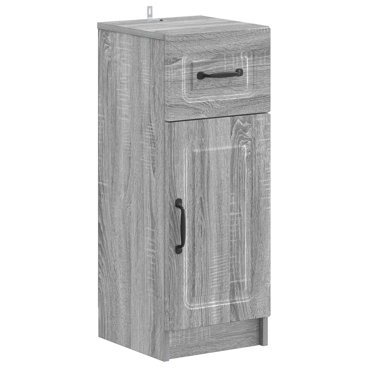 vidaXL 4 Piece Bathroom Cabinet Set UTRECHT Grey Sonoma 4