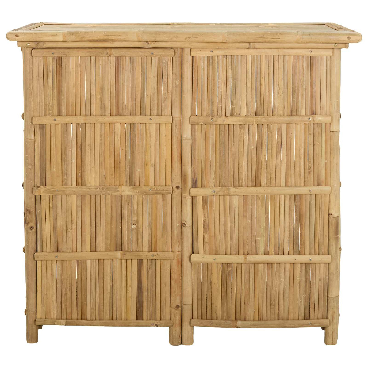 vidaXL Outdoor Bar Table Natural 115 x 55 x 105 cm Bamboo 3