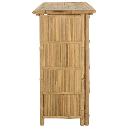 vidaXL Outdoor Bar Table Natural 115 x 55 x 105 cm Bamboo 4