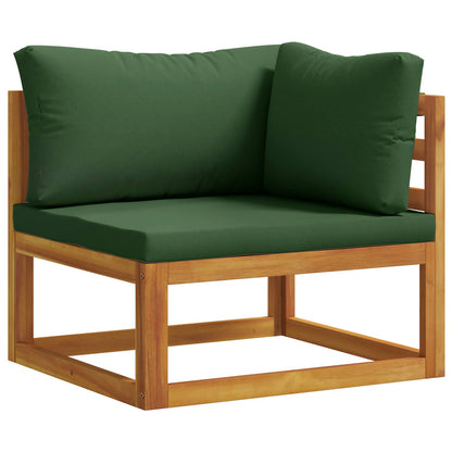 vidaXL Sofa Set 4 pcs Natural Solid Acacia Wood 6