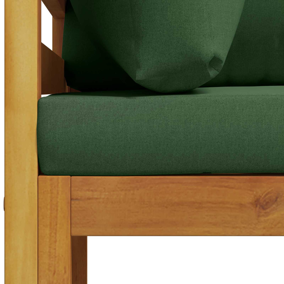 vidaXL Sofa Set 3 pcs Natural Solid Acacia Wood 5