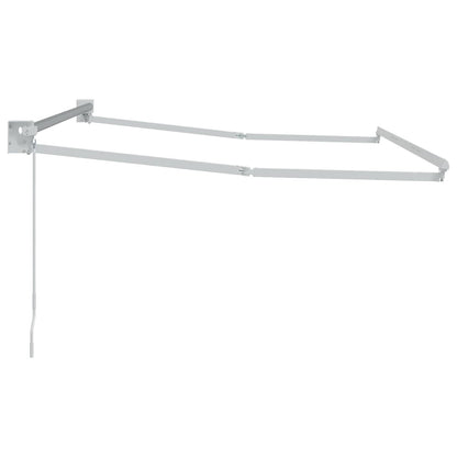 vidaXL Manual Awning Frame 3.5 x 2 m White Powder-Coated Aluminium 4