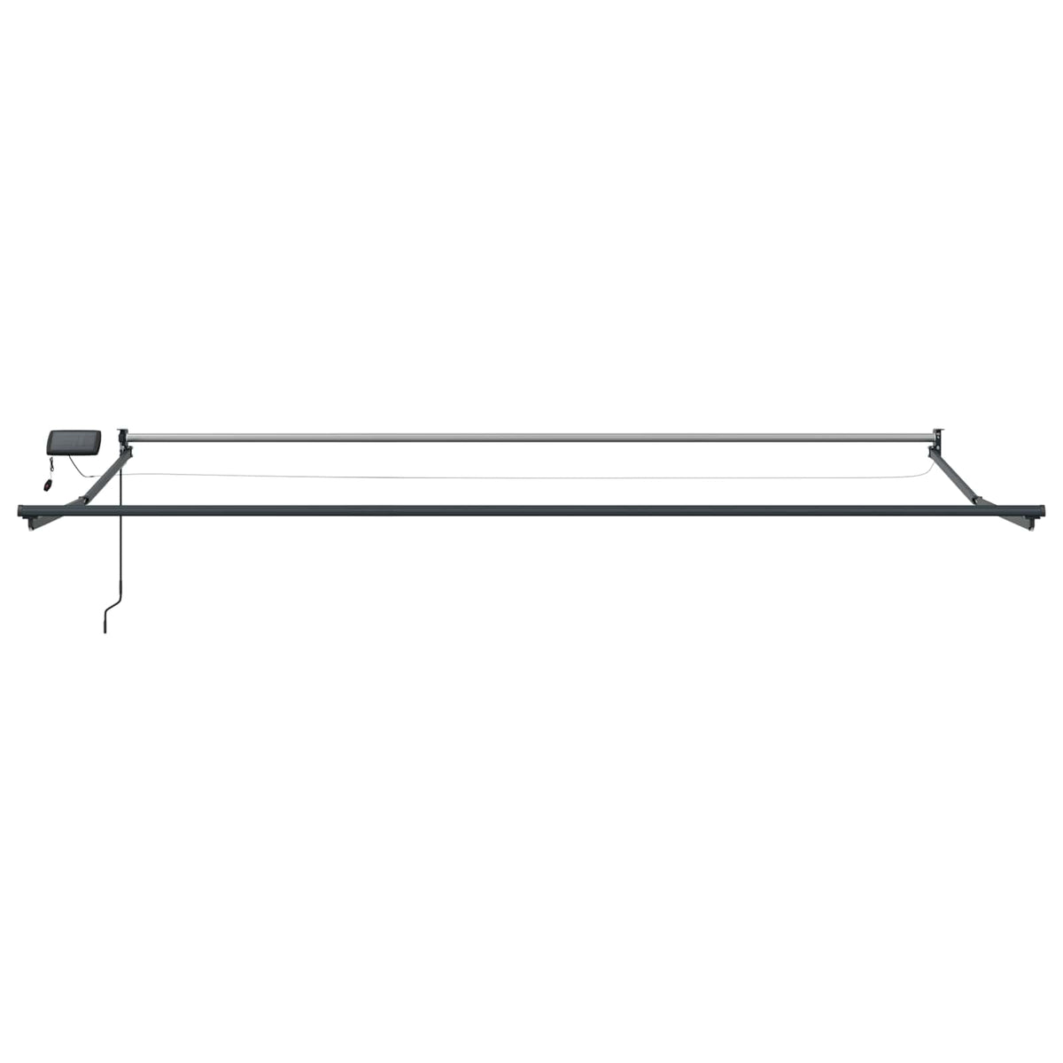 vidaXL Electric Retractable Awning Frame Anthracite 4.5 x 3 m 5