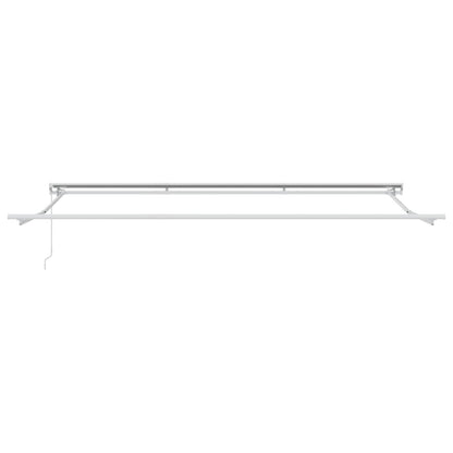 vidaXL Manual Awning Frame 4 x 3 m White Powder-Coated Aluminium 3