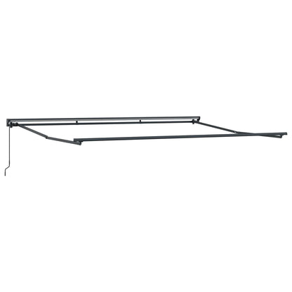 vidaXL Manual Awning Frame Adjustable Anthracite 4 x 2 m Steel 2