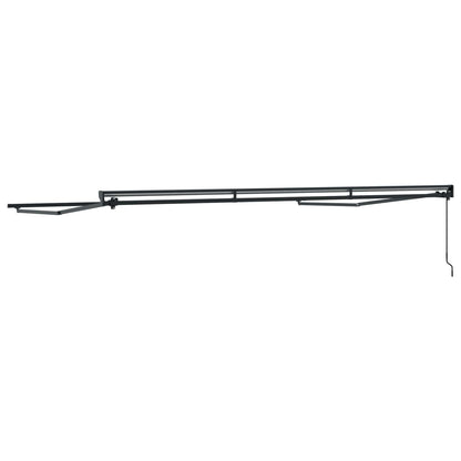 vidaXL Manual Awning Frame Adjustable Anthracite 4 x 2 m Steel 5