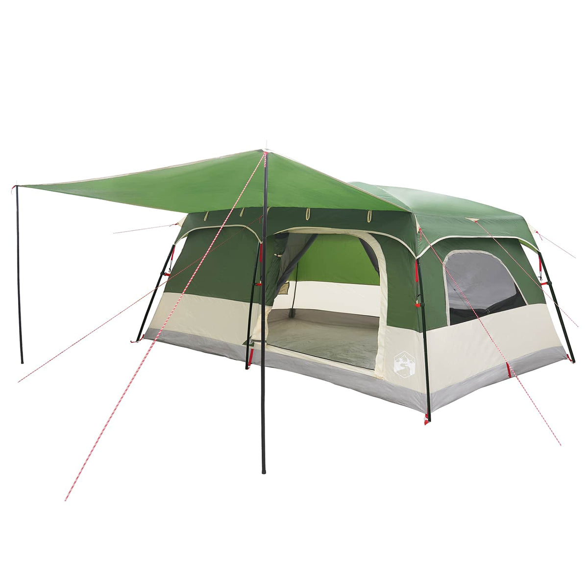vidaXL Family Tent 16-Person Green Polyester and Steel 2
