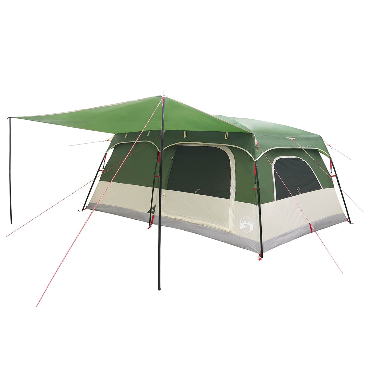 Family Tent Polyester Green 16-Person