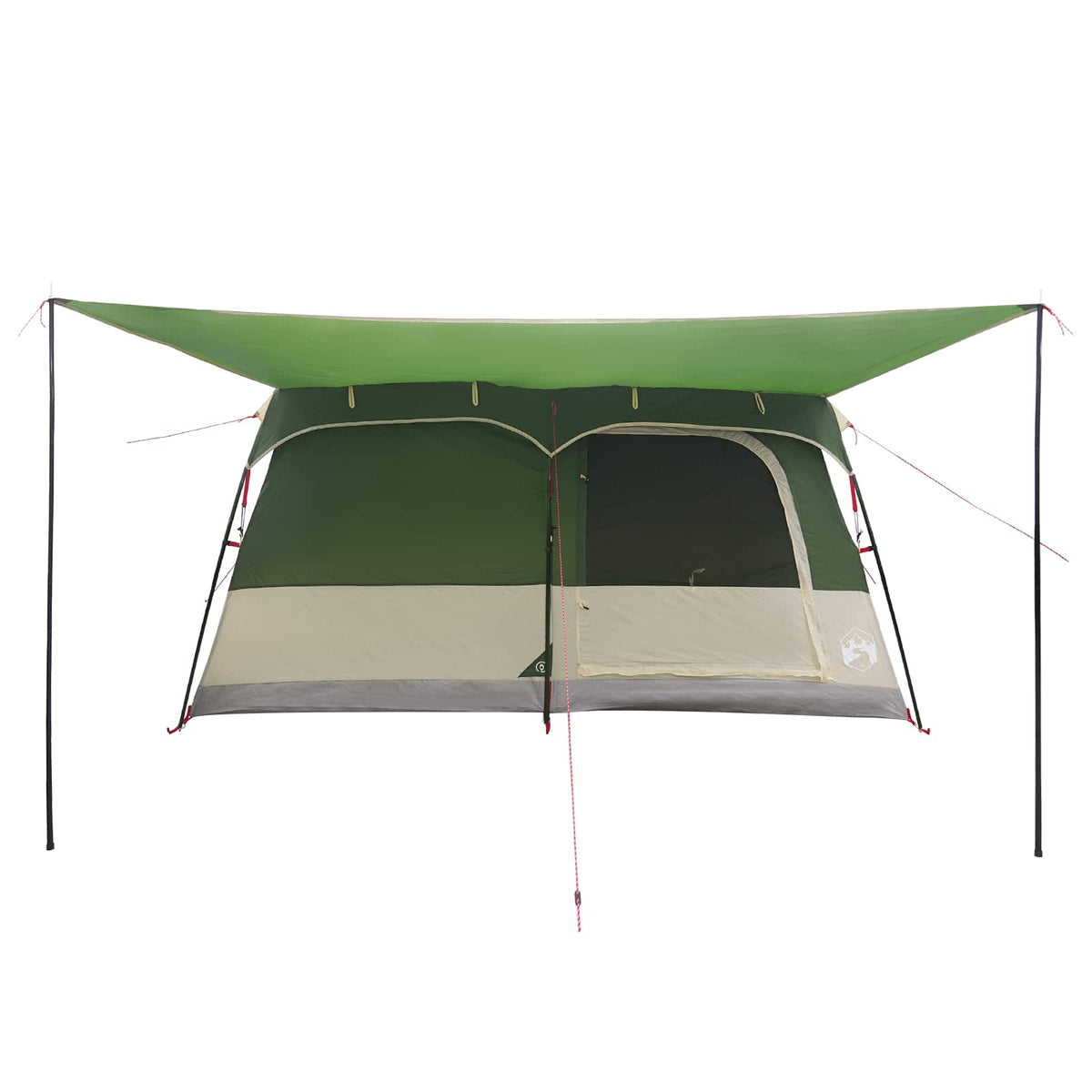 vidaXL Family Tent 16-Person Green Polyester and Steel 5