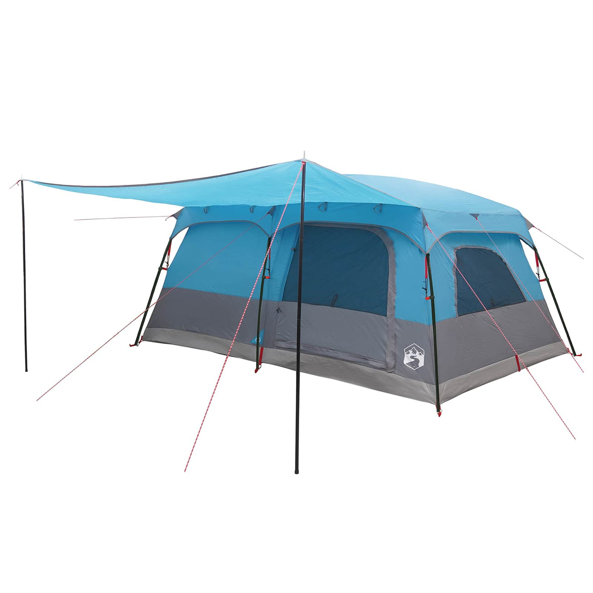 vidaXL Family Tent 16-Person Blue Polyester and Steel 3